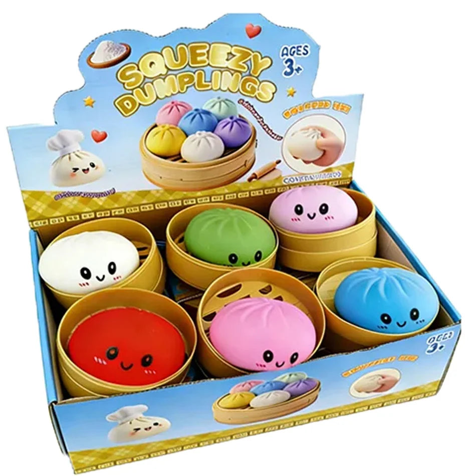 The Viral Dumpling Squishes - Cute, Colorful & Mystery Glitter!
