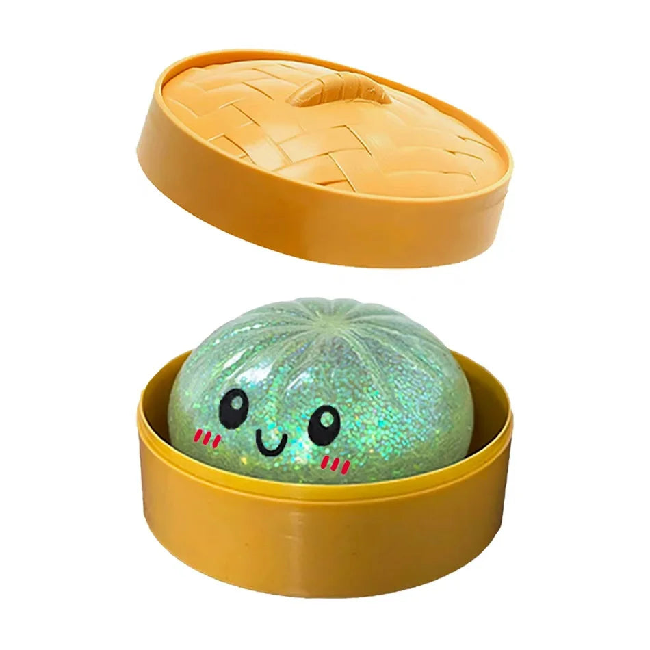 The Viral Dumpling Squishes - Cute, Colorful & Mystery Glitter!