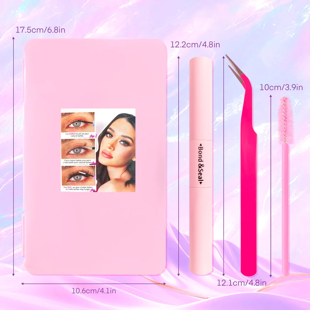Pro-Glam All-in-One  Wispy Eyelash Extension Kit