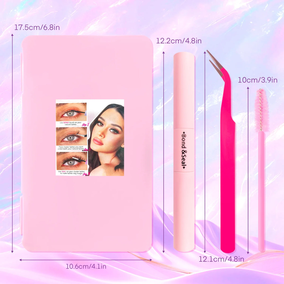 Pro-Glam All-in-One  Wispy Eyelash Extension Kit