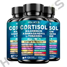 The Daily De-Stress Blend - Cortisol Supplement with Magnesium, Ashwagandha, L-Theanine - Manage Stress, Maintain Calm & Support Adrenal Health