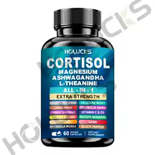 The Daily De-Stress Blend - Cortisol Supplement with Magnesium, Ashwagandha, L-Theanine - Manage Stress, Maintain Calm & Support Adrenal Health
