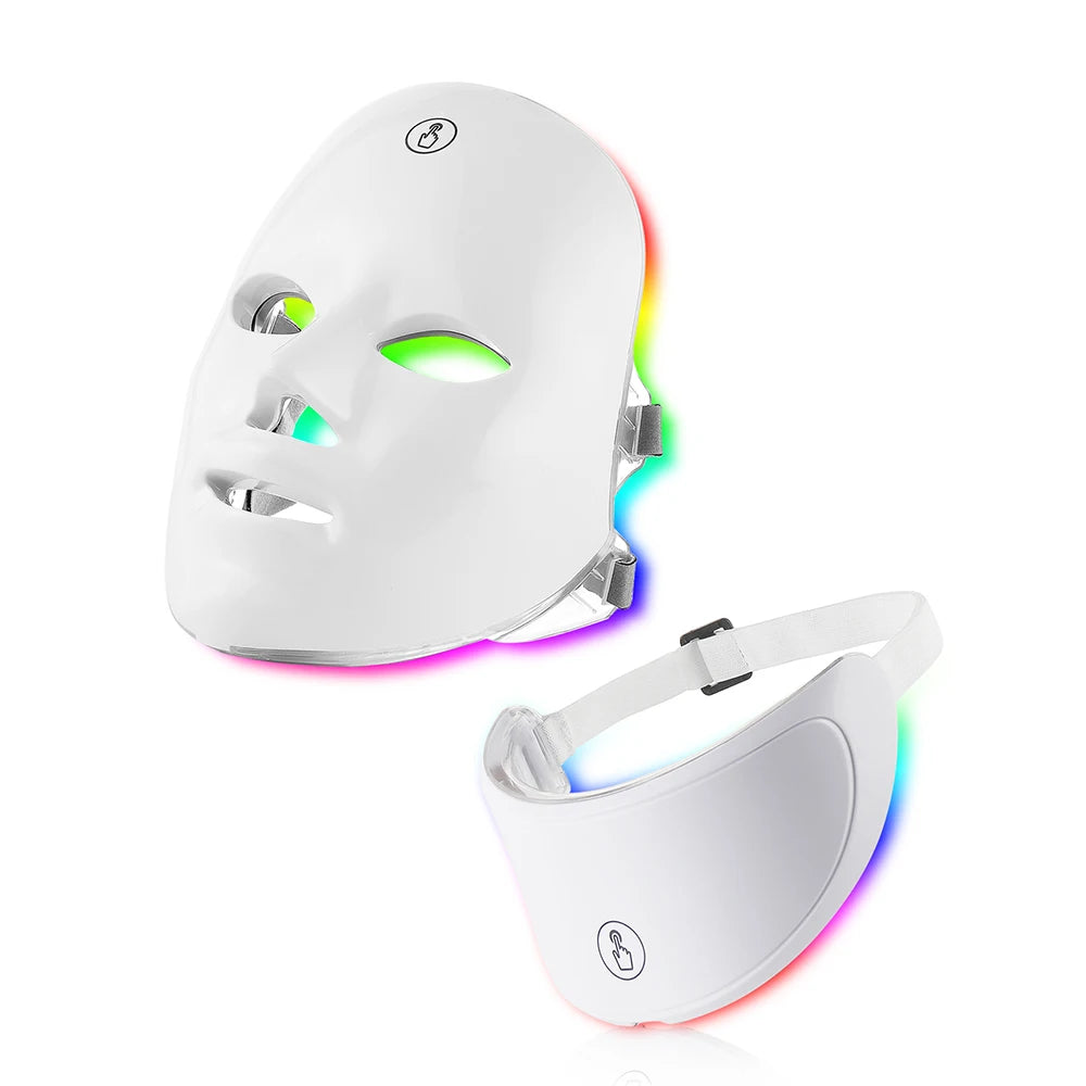 7-in-1 LED Colors - Face, Beauty & Neck Therapy Mask