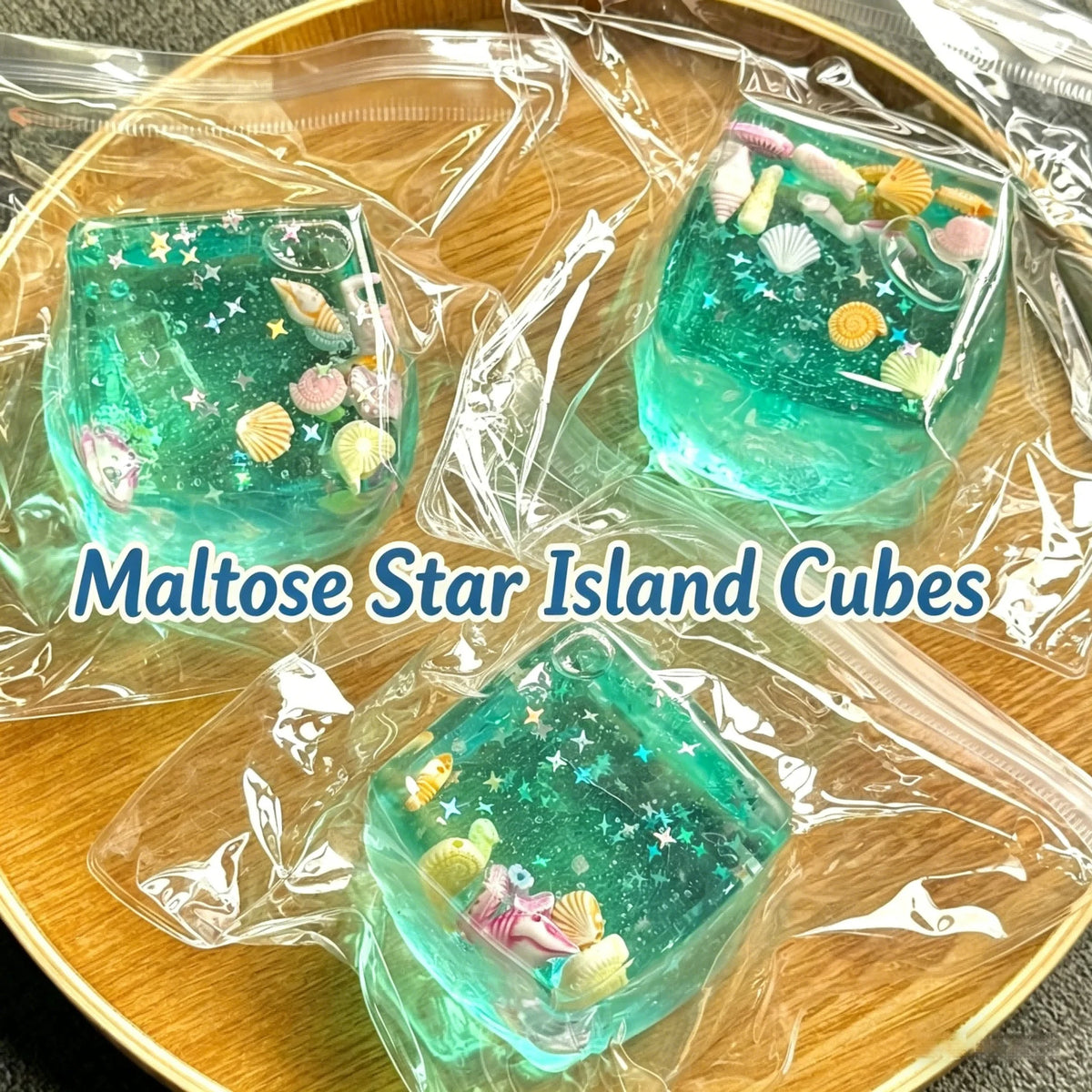 Ocean Cube Squishy - Deep Ocean Blue Sensory Cube & Fidget Toy