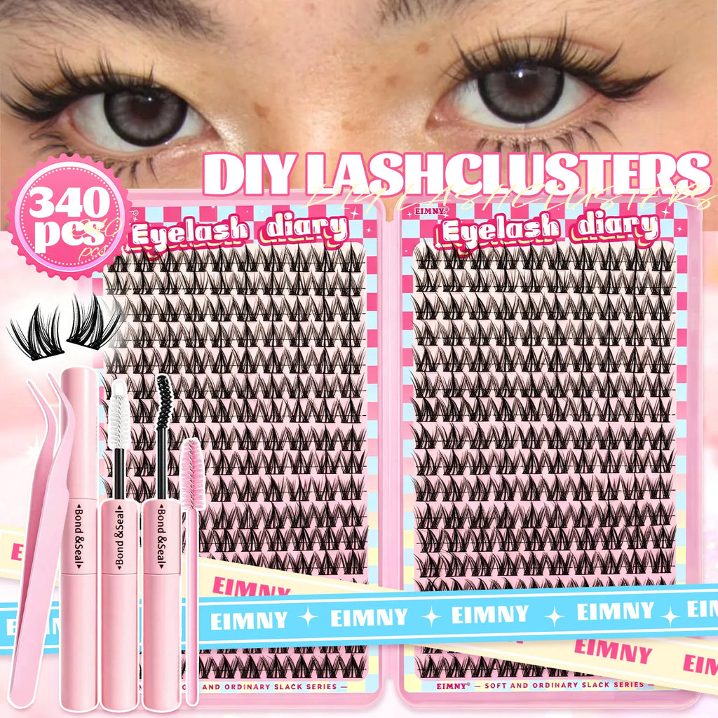 Pro-Glam All-in-One  Wispy Eyelash Extension Kit