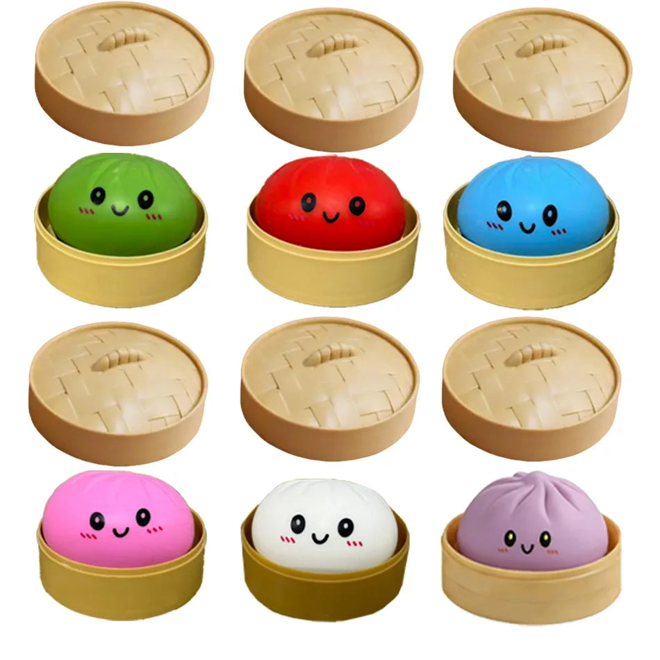 The Viral Dumpling Squishes - Cute, Colorful & Mystery Glitter!