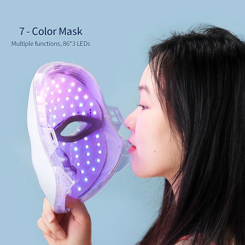 7-in-1 LED Colors - Face, Beauty & Neck Therapy Mask