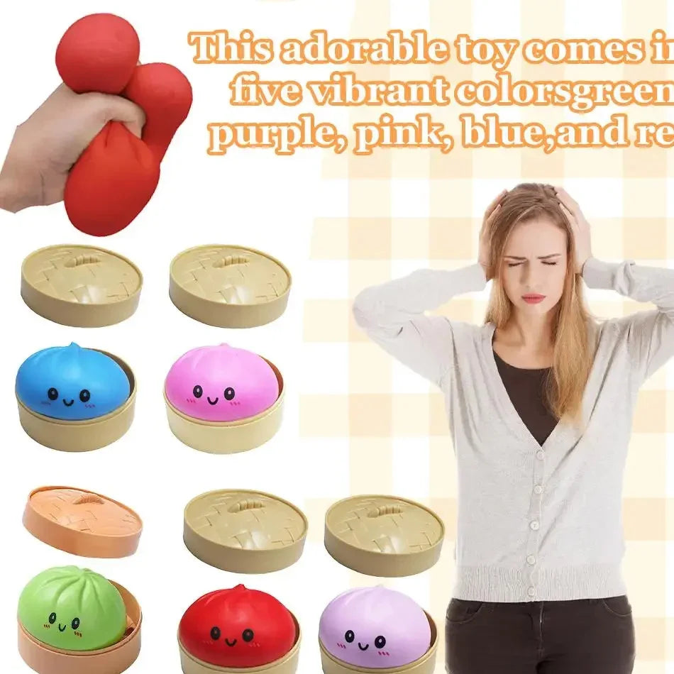 The Viral Dumpling Squishes - Cute, Colorful & Mystery Glitter!
